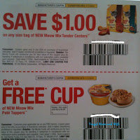 Frugal Mom and Wife: Free Meow Mix Sample and Coupon! Still Available!