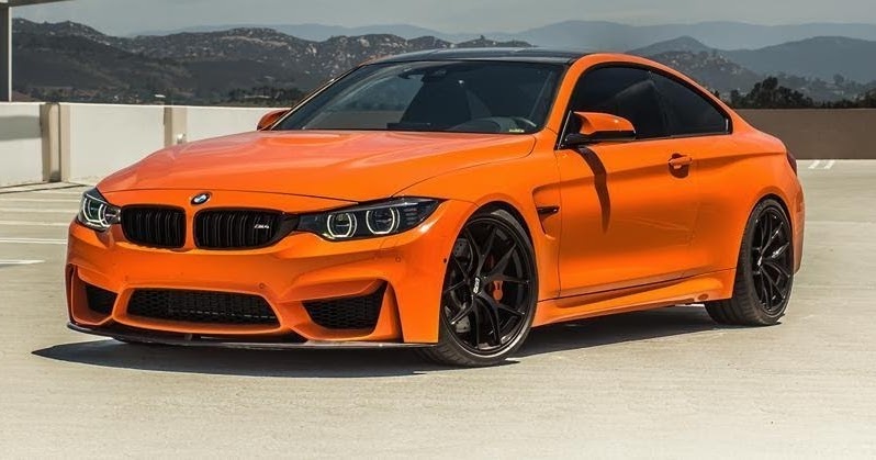 BMW m4 f82 Orange