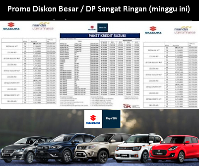Brosur Harga Kredit Mobil Suzuki Ertiga Makassar 2021 Promo Dp Murah Simulasi Ignis Carry Pick Up Box Xl7