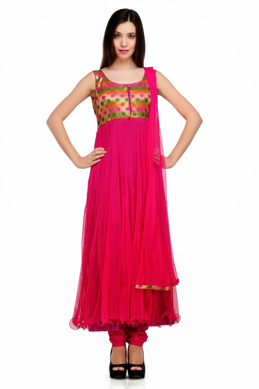 Umbrella Long Frocks Designs | Pakistani Frocks Fashion 2014-2015 | Girls Colourful Frocks WIth