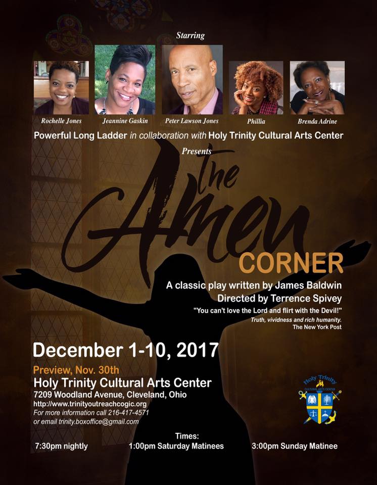 cleve preview the amen corner will be presented by powerful long james baldwin the amen corner flyers