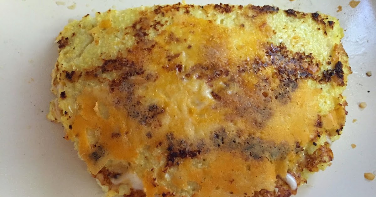 Grilled Cheese without the Bread or Cauliflower Grilled Cheese