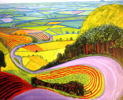 david hockney garrowby yorkshire hil artists artist canvas mariann blogg sin contemporary painter oil