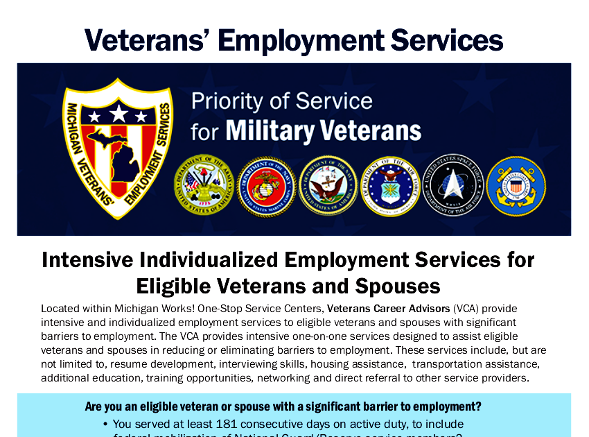 VFW Riders District 4 Veterans Employment Services