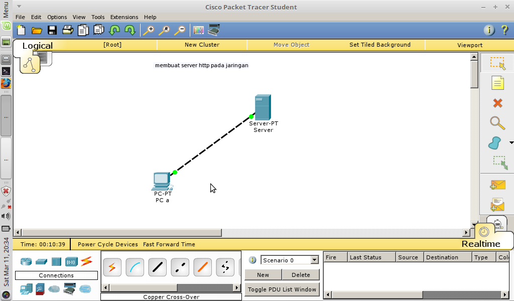 Membuat Server HTTP Pada Jaringan di Cisco Packet Tracer