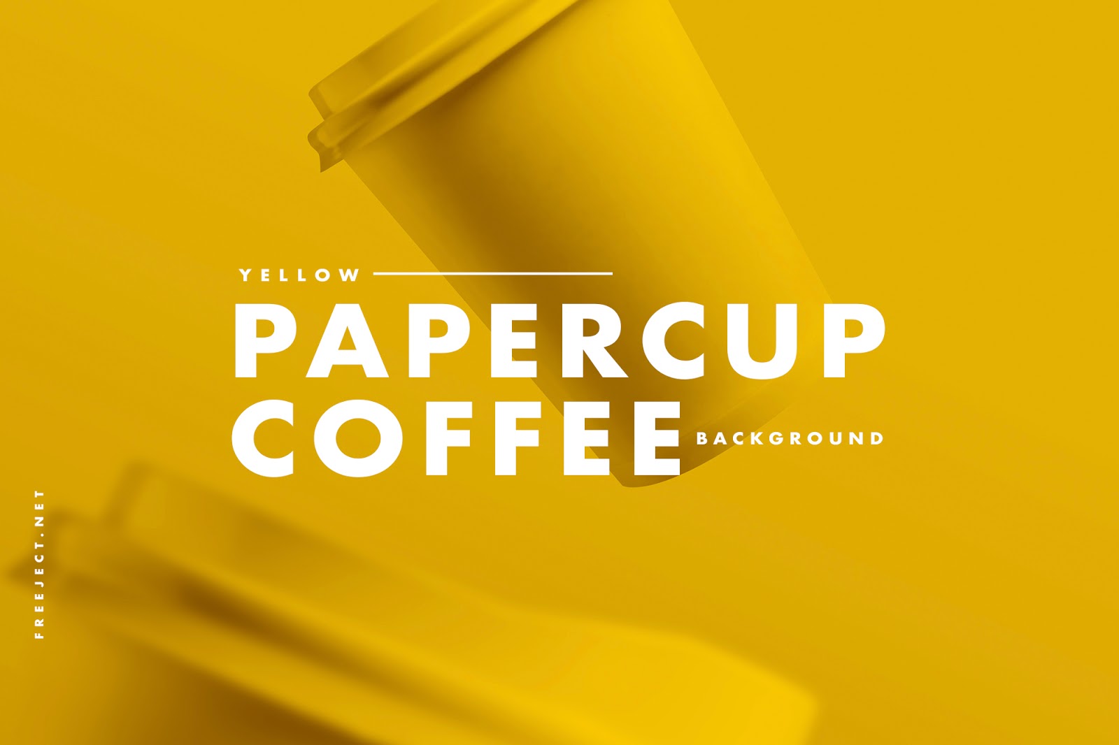 Paper Cup Coffee Composition Background - Free Download JPG File