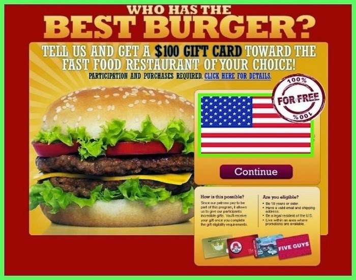 free burgers get 100 gift card for burger king