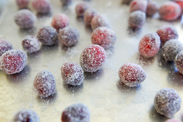 sugared cranberries for topping trifle