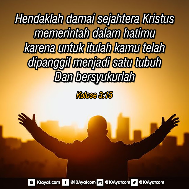 Kolose 3 15