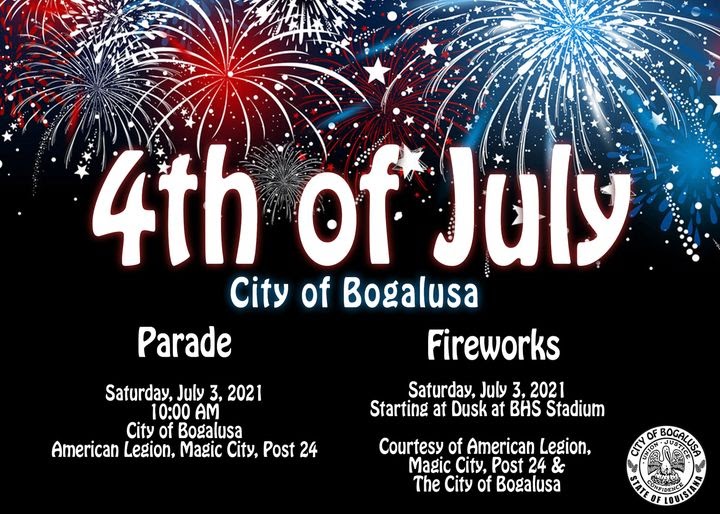 Mt. Hermon Web TV Bogalusa's 4th of July Parade and Fireworks is July 3rd
