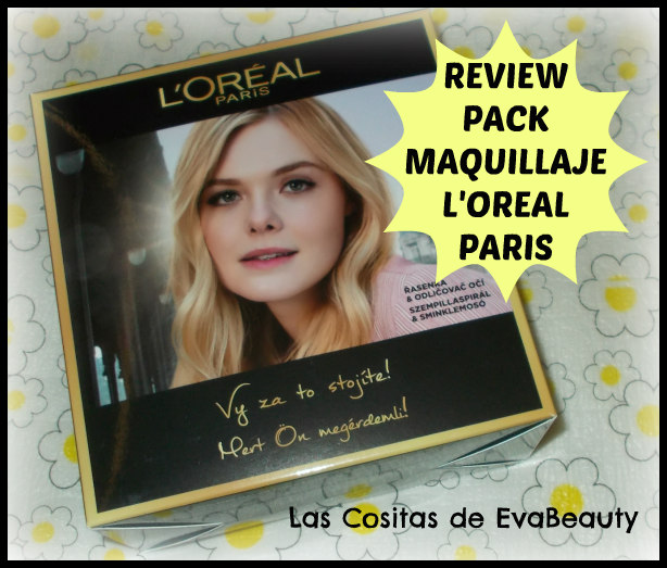 Pack ojos maquillaje Paradise LOreal Paris en Notino makeup Summer Black Friday