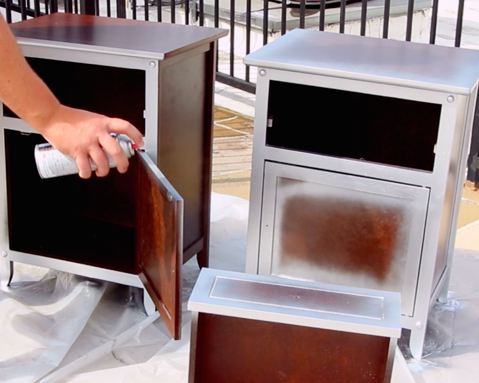 Video Diy Mirrored Nightstands Hack Mirrored Furniture