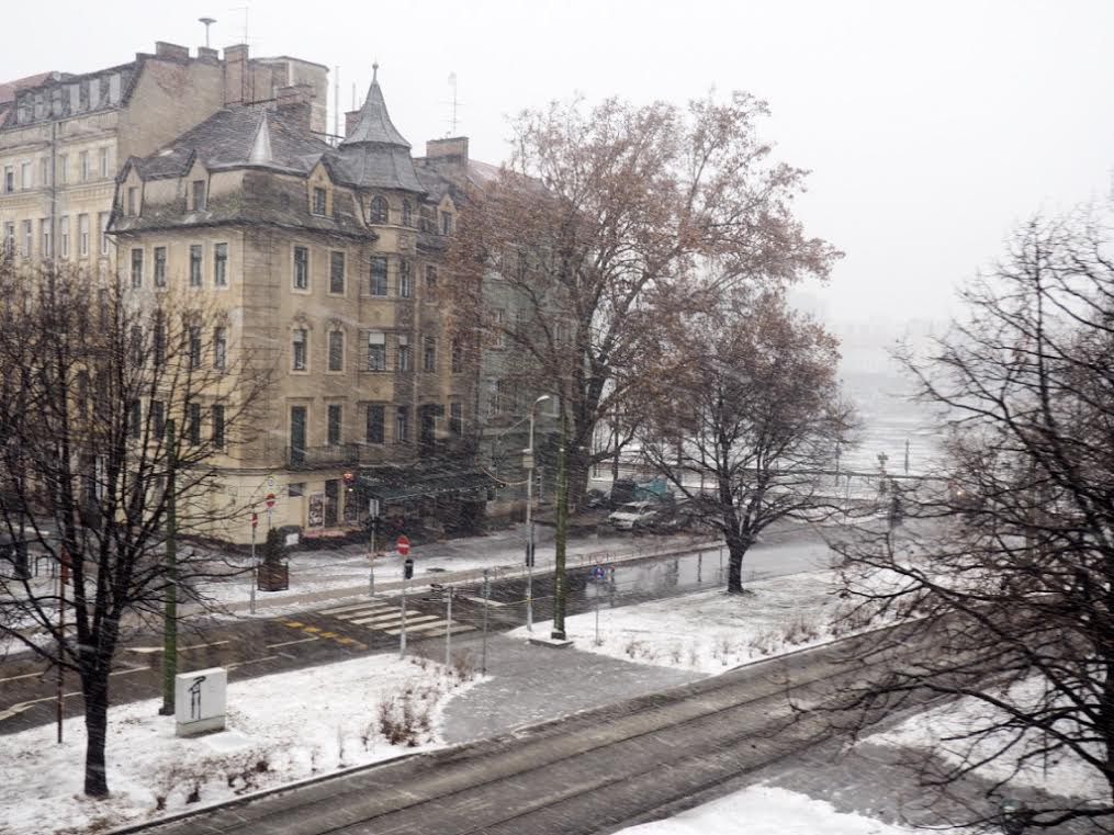 Budapest bus tour in the winter