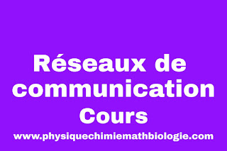 Cours de Réseaux de communication PDF