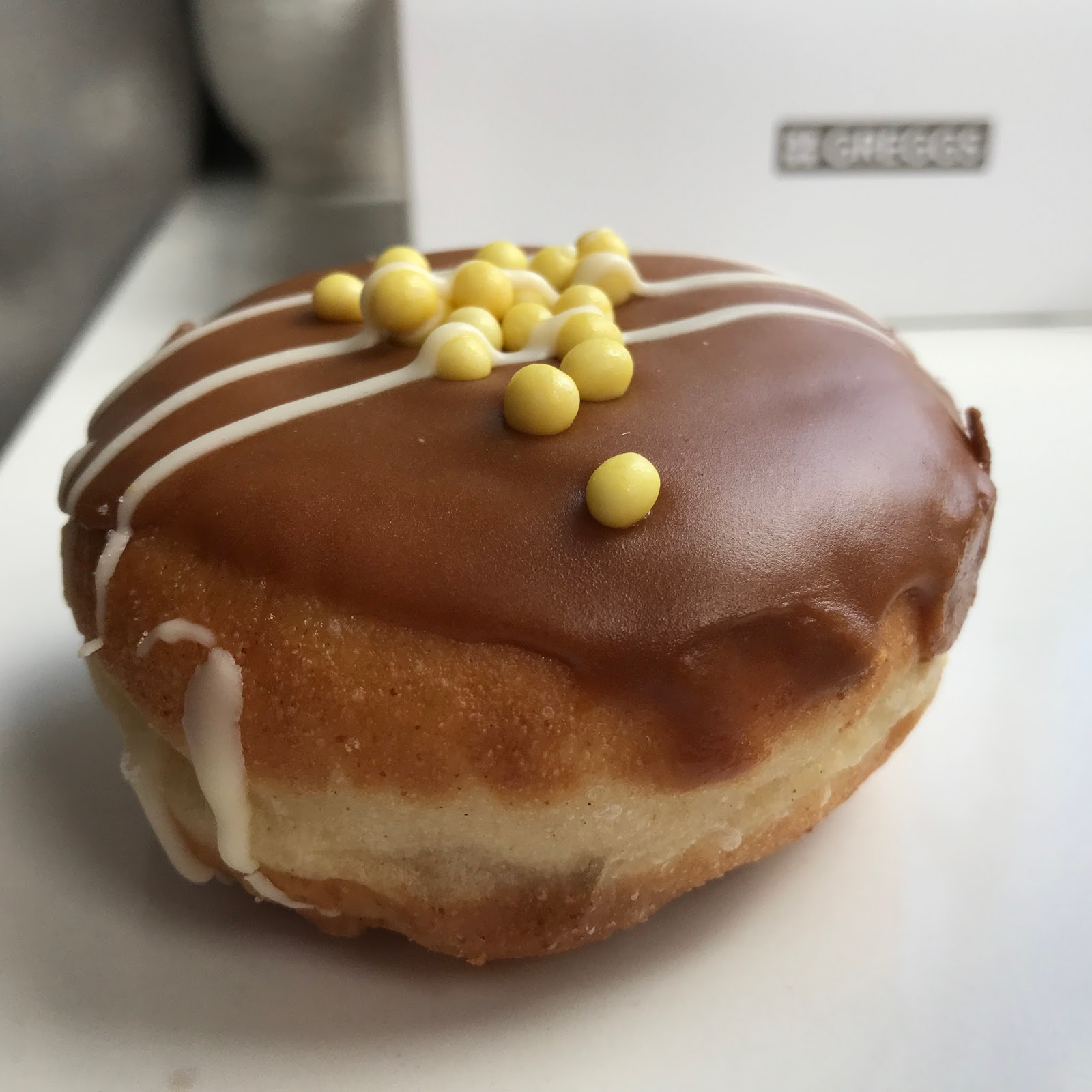 Archived Reviews From Amy Seeks New Treats NEW! Banoffee Doughnut (Greggs)