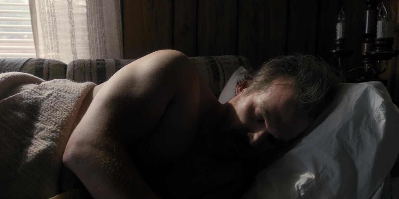 David Harbour shirtless in Stranger Things 1-01 "Chapter One: The Vani...