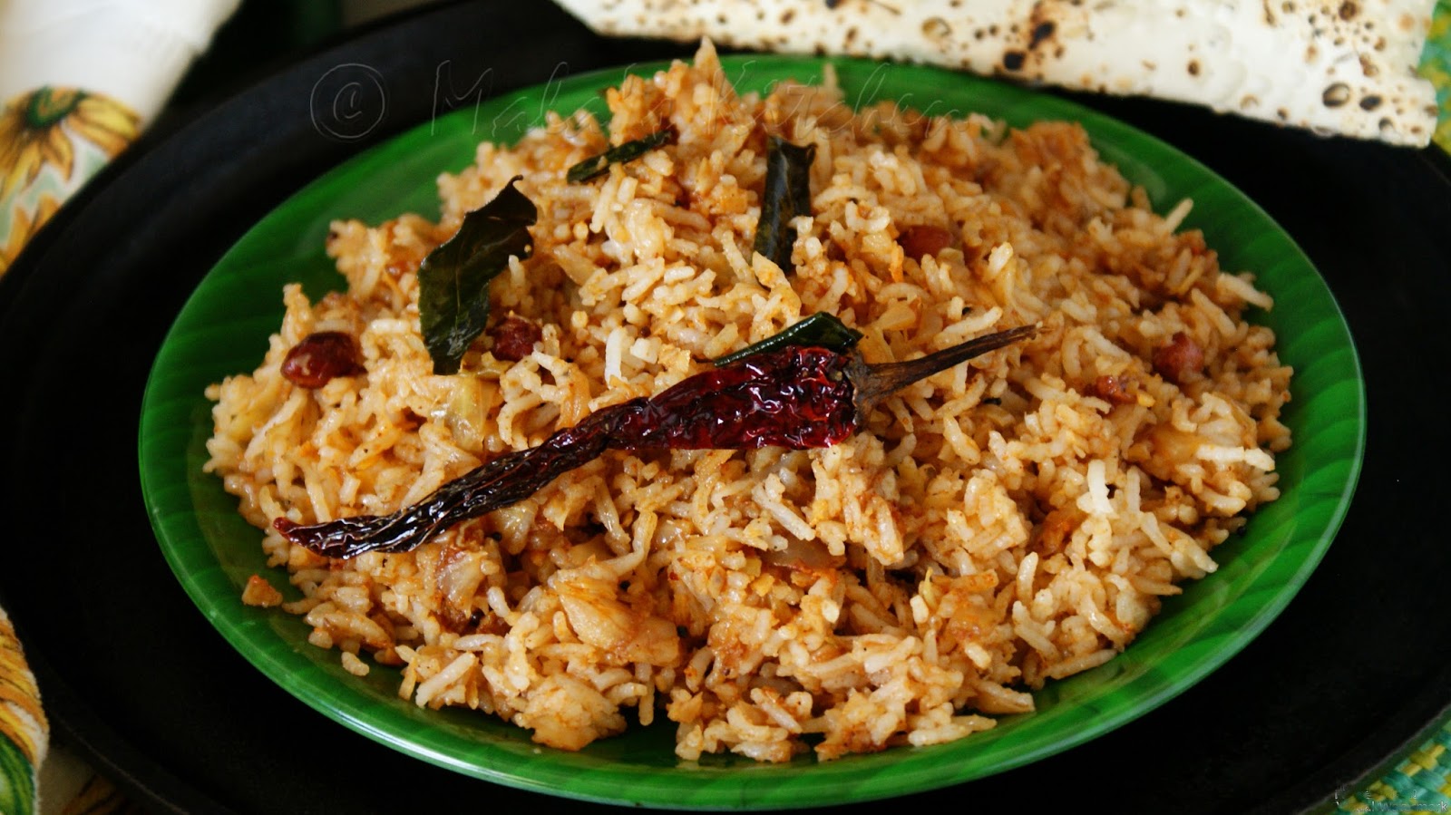 Elekosu Vangibath Cabbage Bath Rice MalasKitchen