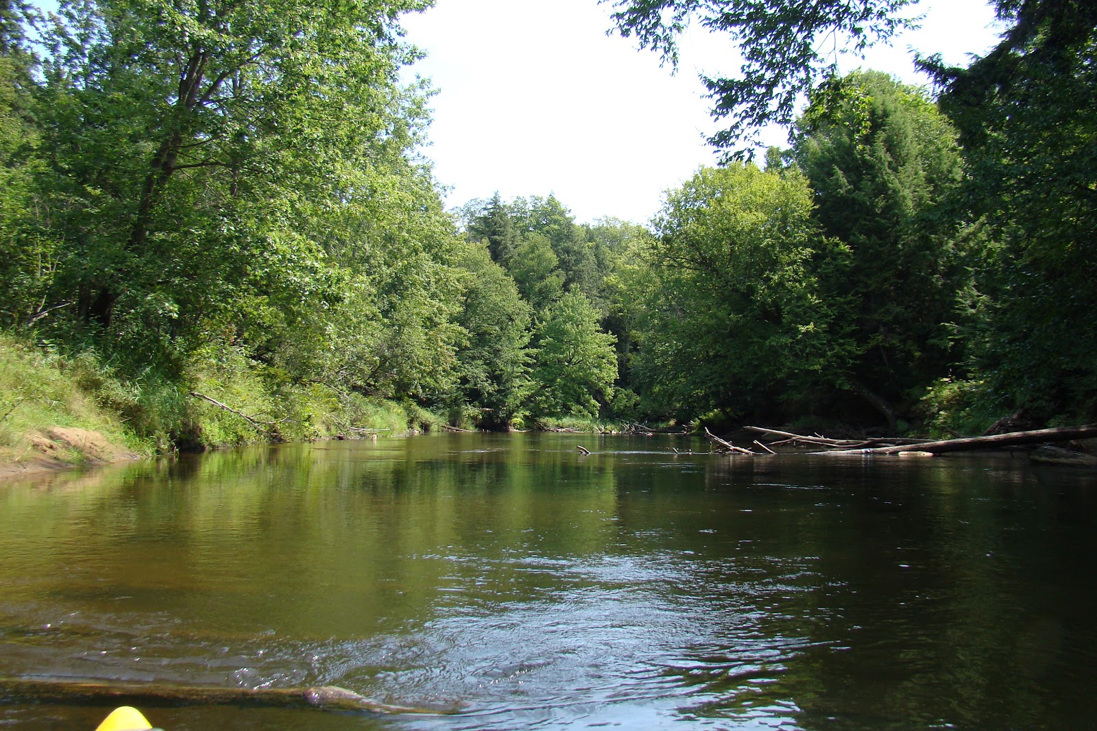 Kayak Northeast Manistique River Michigan Upper Peninsula