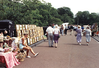 A stallholder at Armstrong Bridge Craft Fair