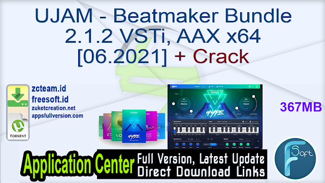 UJAM - Beatmaker Bundle 2.1.2 VSTi, AAX x64 [06.2021] + Crack_ ZcTeam.id