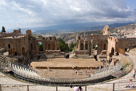 The Greek Theatre in Taormina is a regular venue for open-air concerts in the summer months