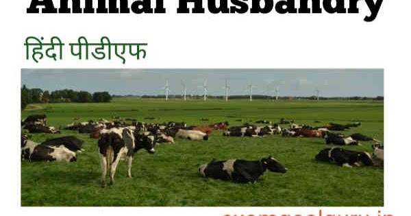Animal Husbandry Notes Pdf In Hindi Examgoalguru