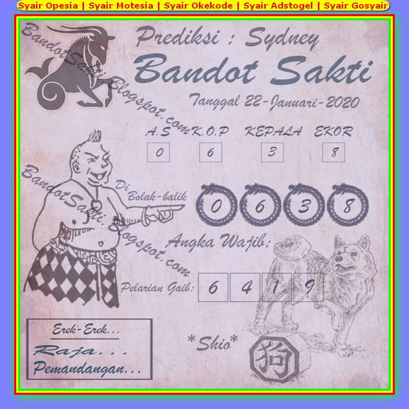 1 New Message Kode Syair Sydney 22 Januari 2020 Forum Syair Togel Hongkong Singapura Sydney