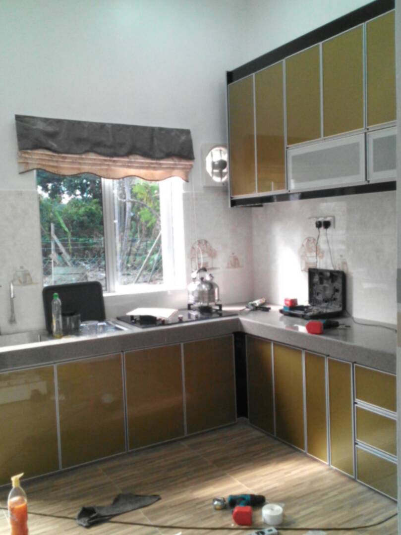 kabinet dapur  terus dari kilang Kabinet dapur  pulau sebang