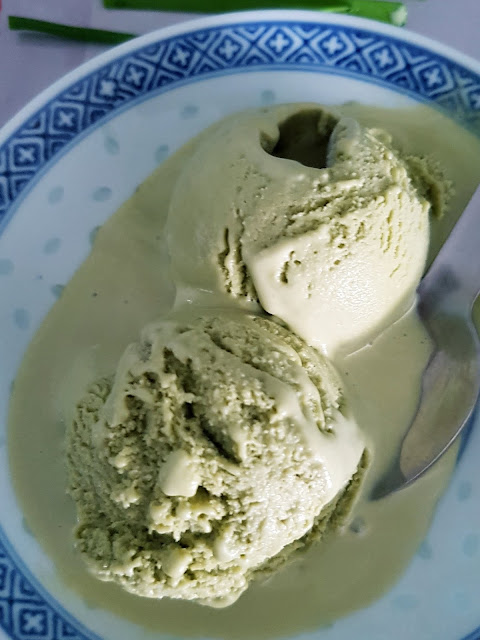 Crème glacée au thé vert matcha;Crème glacée au thé vert matcha