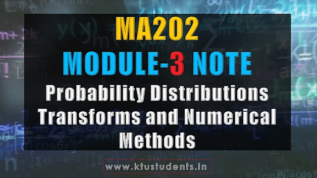 ma202 note module3
