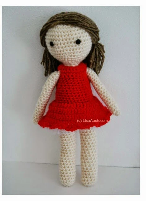 How to Crochet Dolls Hair (easy) 