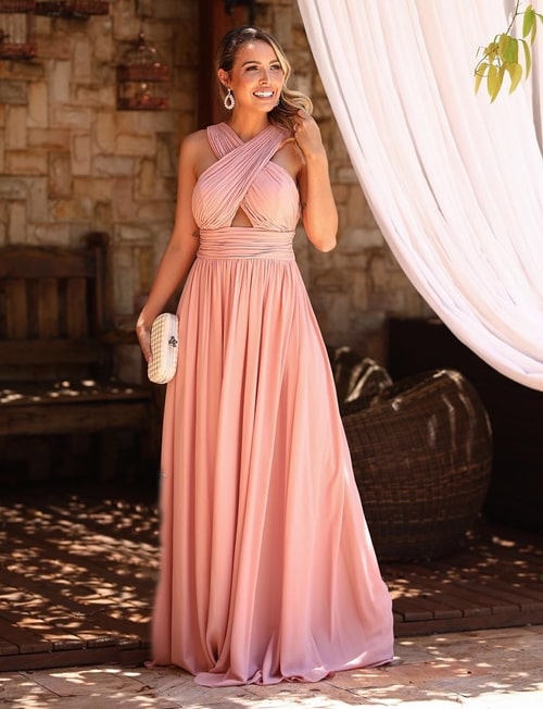 vestidos de madrinha rose 2019