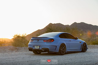 BMW 650i von Vossen Wheels mit Widebodykit von Prior Design und Leichtmetallfelgen von Vossen