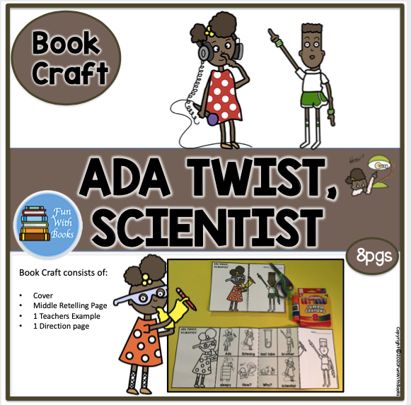 ADA TWIST, SCIENTIST BOOK CRAFT Book Units by Lynn