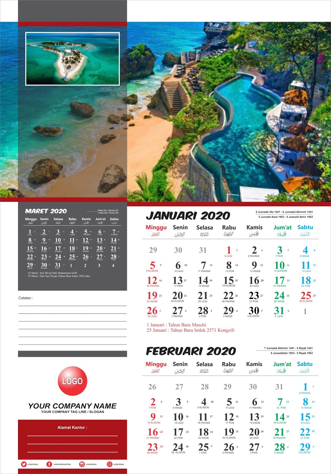 19 Membuat Desain Kalender Dinding Di Coreldraw Images Blog Garuda Cyber