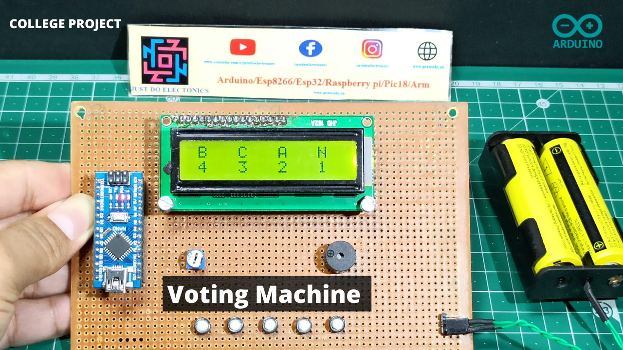 How To Make Electronic Voting Machine