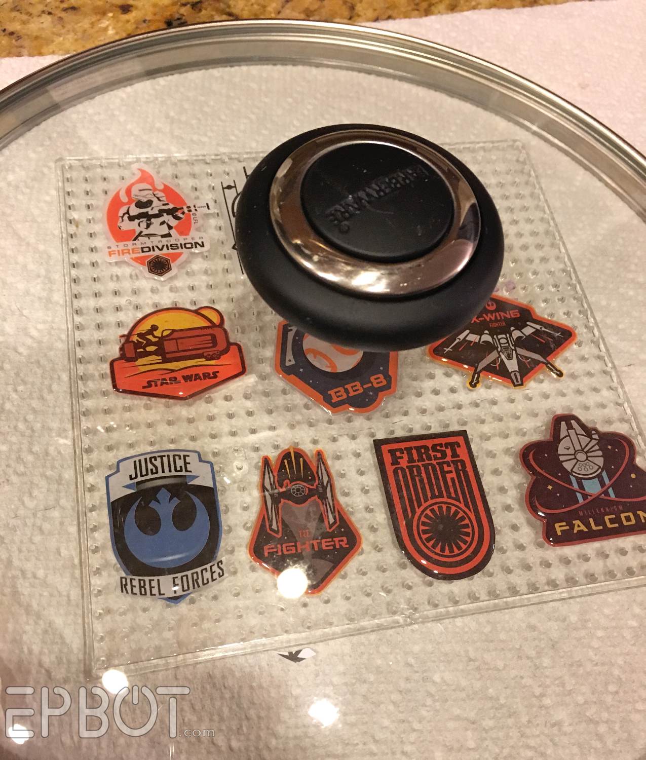 EPBOT DIY Turn Any Shaped Stickers Into Reusable Resin Pins!