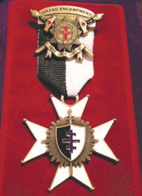 Knight Templar Sleeve Crosses Past Grand Master Encampment Officer