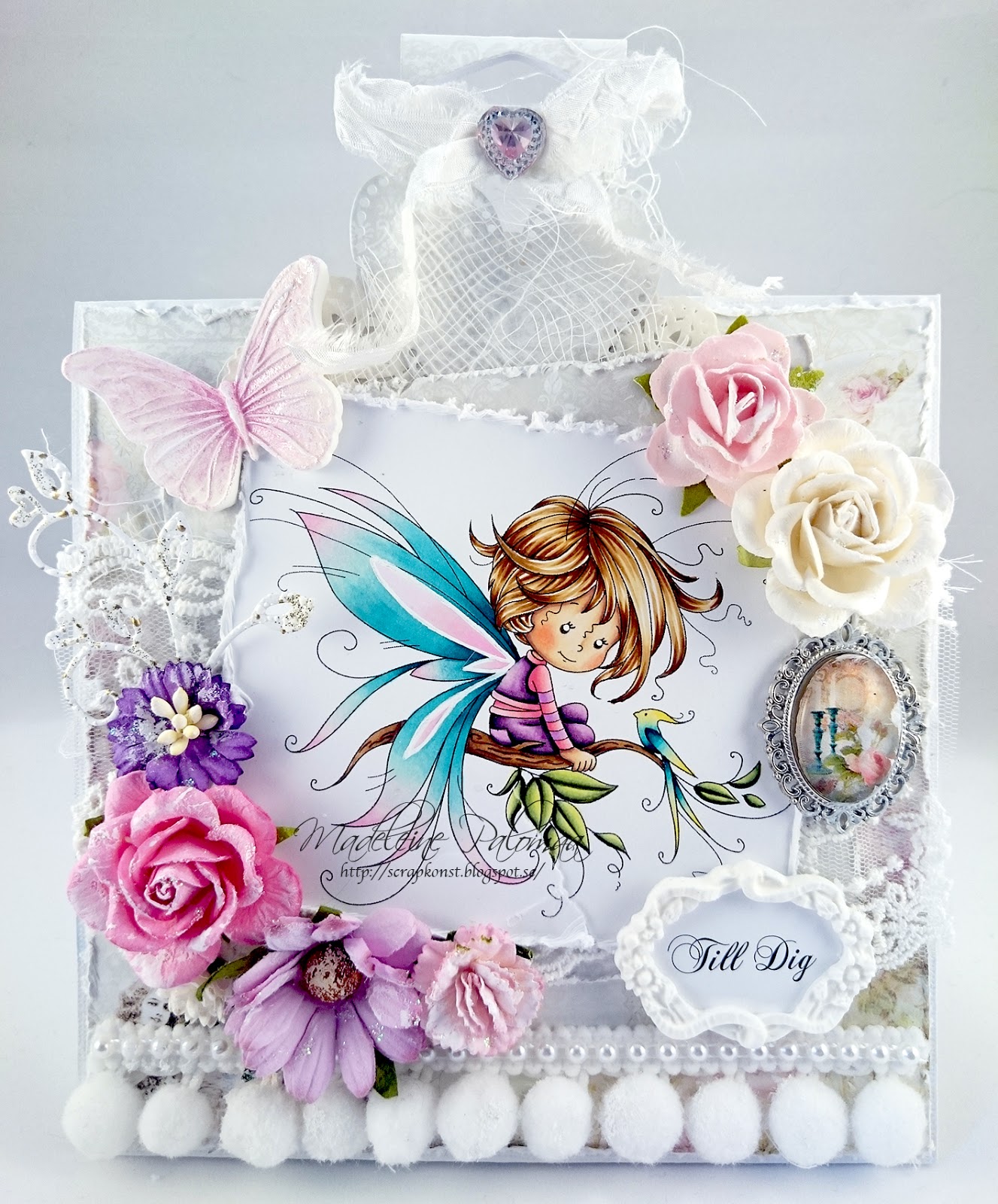 Scrapkonst: Wee Stamps Pixie card