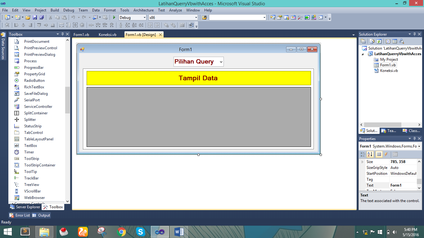 Ferriansyah Aminuddin: Cara Menghubungkan database ke VB dengan ...