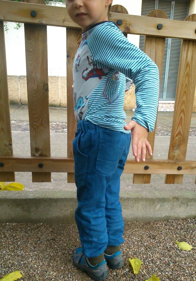 Pantalón y camiseta niño handmade