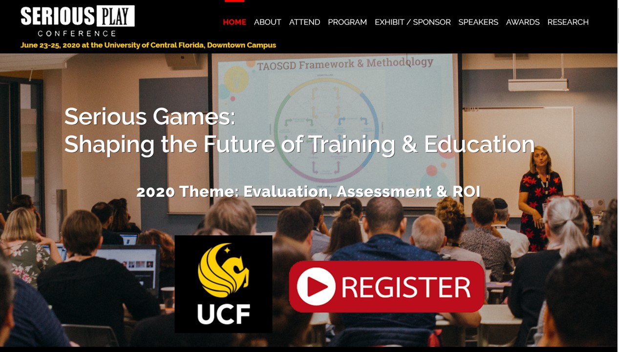 Speakers, Draft Program Up For Serious Games Conference