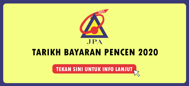 Tarikh bayaran pencen 2022 jpa