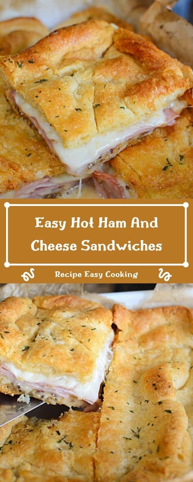 Easy Hot Ham And Cheese Sandwiches