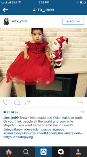White woman exposes married footballer Ideye Brown, claims he's the ...