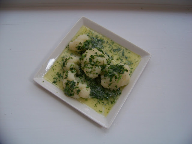 Cauliflower with Herbs  (Blomkål med Urter)