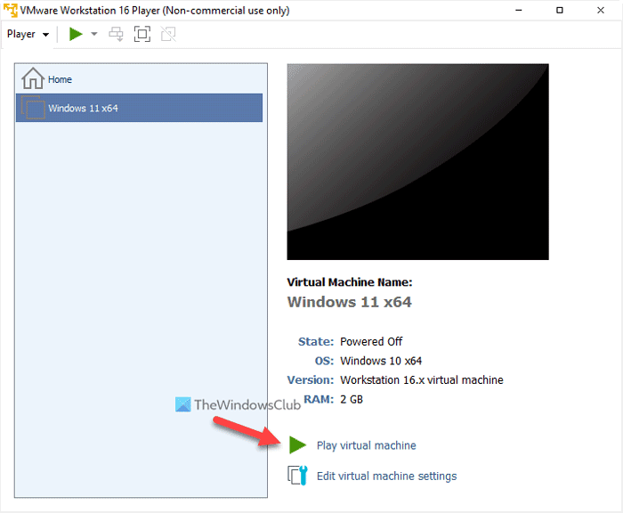 Comment installer Windows 11 sur VMware Workstation Player