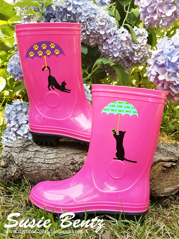 cat rain boots