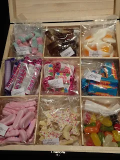 retro sweets in box 