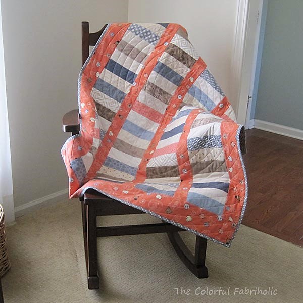 The Colorful Fabriholic Rocking Chair Quilts